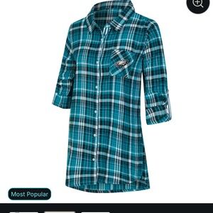 NFL Philadelphia Eagles Plaid Shirt